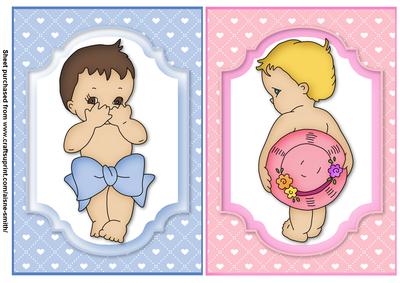 Baby Boy & Girl Toppers
