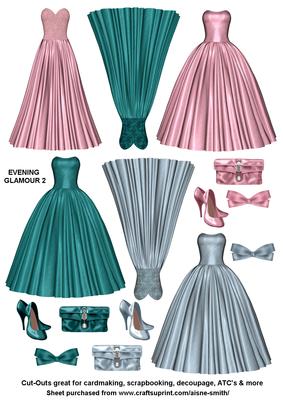 Evening Glamour Cut-outs 2