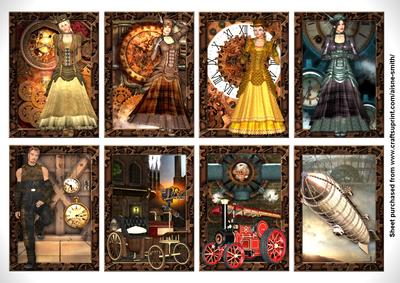 Steampunk Tags/mini Cards