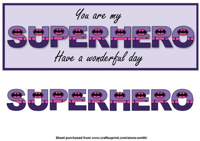 Superhero Batgirl (purple)