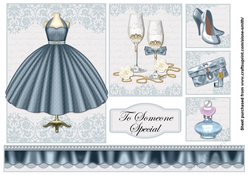 Night Out Toppers - Sky Blue