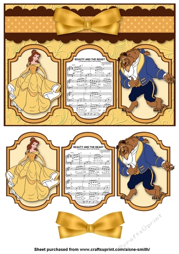 Beauty & The Beast Panel Card