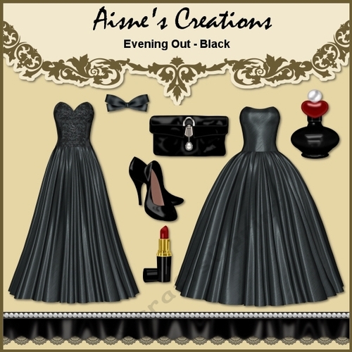 Evening Out - Black Elements Pack