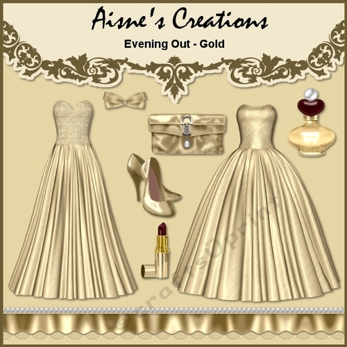 Evening Out - Gold Elements Pack