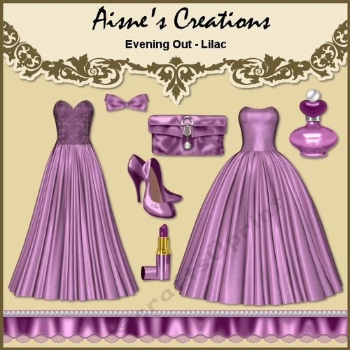 Evening Out - Lilac Elements Pack