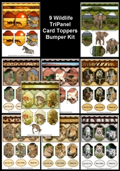 Wildlife Tri-Panel Toppers Bumper Kit