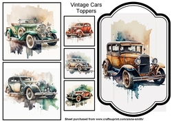 Vintage Cars Toppers