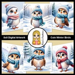 Cute Winter Birds