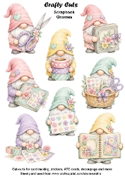 Scrapbook Gnomes Fussy Cuts