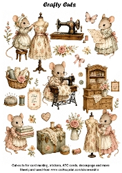 Mouse Sewing Room Fussy Cuts