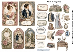 Jane Austens Pride & Prejudice Fussy Cuts 