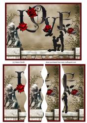 Gothic Love Wavy Side Stacker