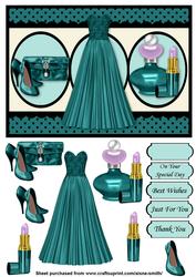 Evening Glamour - Teal