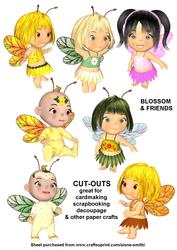 Blossom & Friends Cut-outs