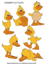 Eggbert Cut-outs