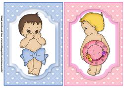 Baby Boy & Girl Toppers