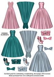 Evening Glamour Cut-outs 2