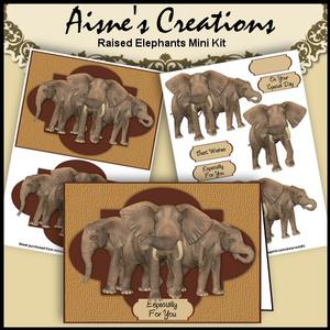 Raised Elephant Mini Kit