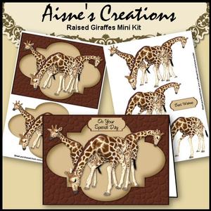 Raised Giraffes Mini Kit