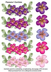 Plumeria 1 Cut-outs