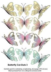 Butterfly Cut Outs 3