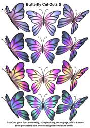 Butterfly Cut Outs 5