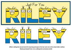 Minions Name - Riley