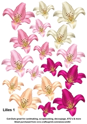 Lilies 1 Cut-Outs