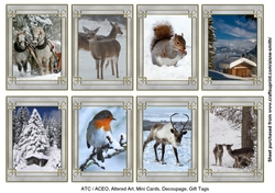 Snowtime Gift Tags / Mini Cards