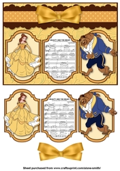 Beauty & The Beast Panel Card