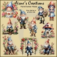Floral Gnomes - Roses