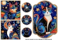 Starry Night Cat Toppers