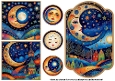 Starry Night Moon Toppers