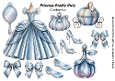 Princess Cinderella Fussy Cuts Collage Sheet