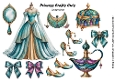 Princess Jasmine Fussy Cuts Collage Sheet