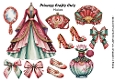 Princess Mulan Fussy Cuts Collage Sheet