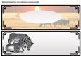 Zebra Landscape Over the Edge Insert