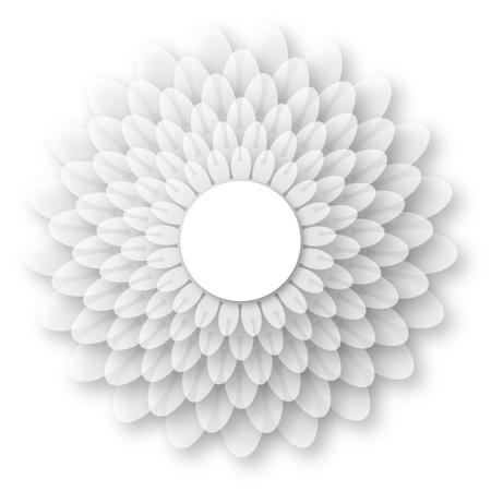 Delicate 3D Flower Topper Embelishment Png Format