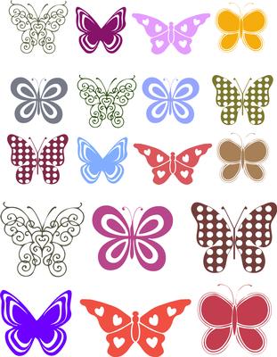Butterflies Set