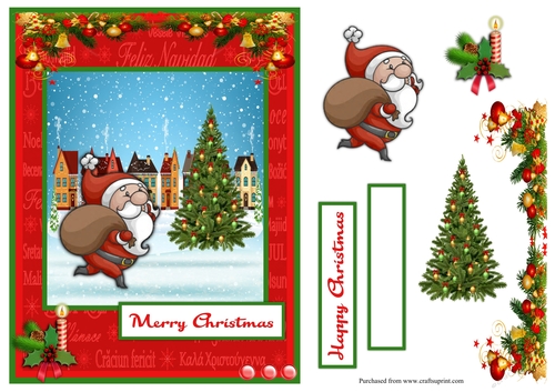 Santa Claus is coming to Town and Christmas tree