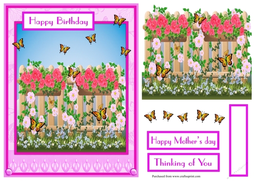Birthday Greeting Card also for Morhers Day