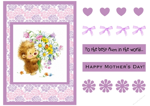 Best Mum in the world greeting card