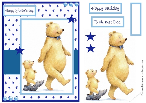To the best Dad greeting card