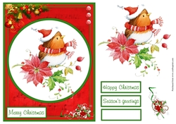 Robin Christmas greeting card