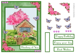 Thinking of you greeting card, also for a birthday