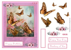 Butterflies paradise greeting card