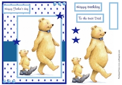 To the best Dad greeting card