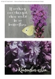 2pcs 5x7 Floral Purple Cards