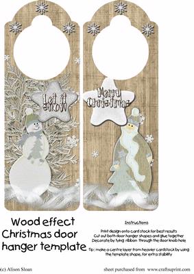 Wooden Effect Door Hanger