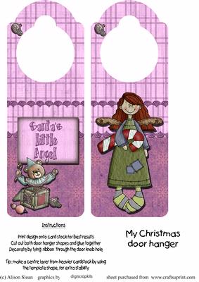 My Christmas Door Hanger
